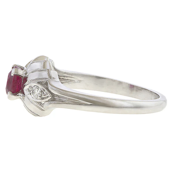 Vintage Ruby & Diamond Ring - Image 3