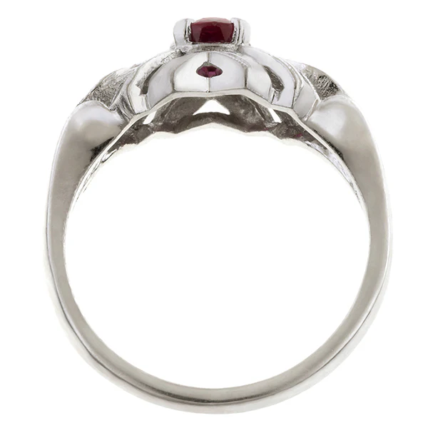 Vintage Ruby & Diamond Ring - Image 4