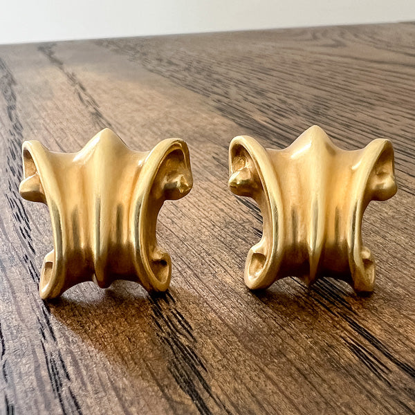 Vintage Seidan Gang Clip Earrings