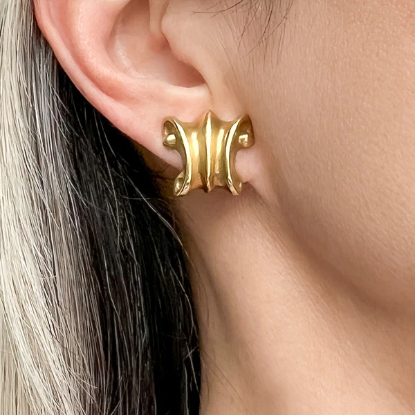 Vintage Seidan Gang Clip Earrings - Image 2