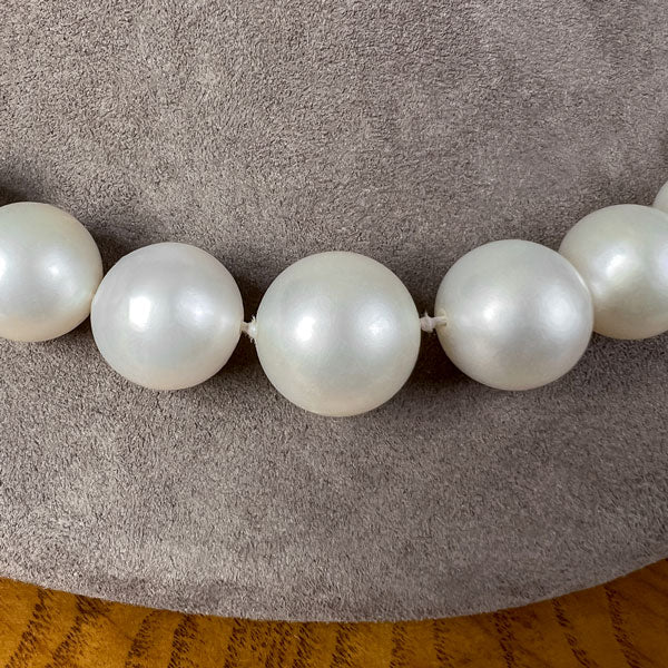 Vintage South Sea Pearl Necklace - Image 3