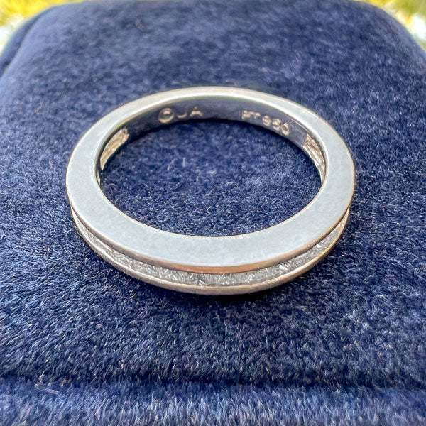 Vintage Square Diamond Band Ring, Size 4.25 - Image 2