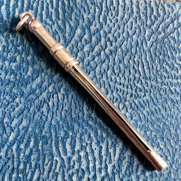 Vintage Telescoping Toothpick Pendant - Image 2