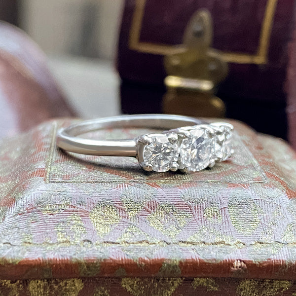 Vintage Three Diamond Ring - Image 2