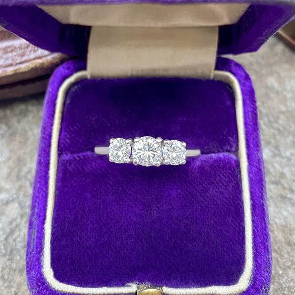 Vintage Three Diamond Ring - Image 6