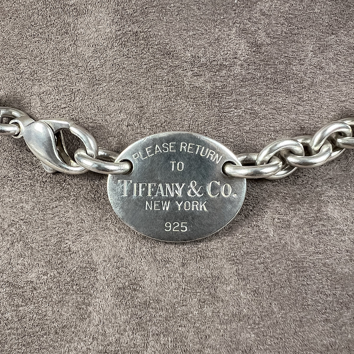Vintage Tiffany & Co Dog Tag Necklace - Image 3