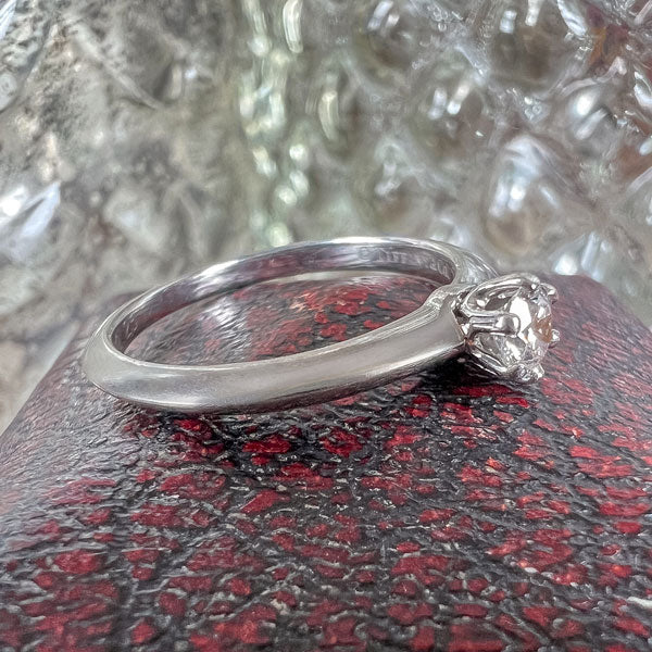 Vintage Tiffany & Co. Solitaire Engagement Ring, RBC 0.18ct. - Image 3