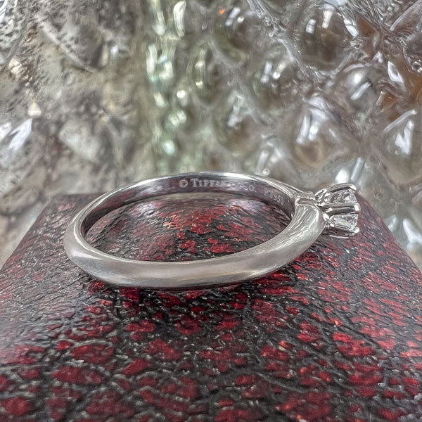 Vintage Tiffany & Co. Solitaire Engagement Ring, RBC 0.18ct. - Image 4