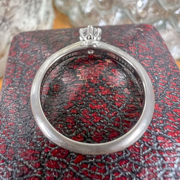Vintage Tiffany & Co. Solitaire Engagement Ring, RBC 0.18ct. - Image 5