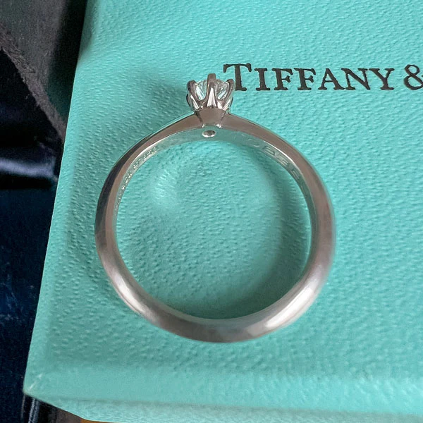 Vintage Tiffany & Co Engagement Ring, RBC 0.18ct. - Image 4