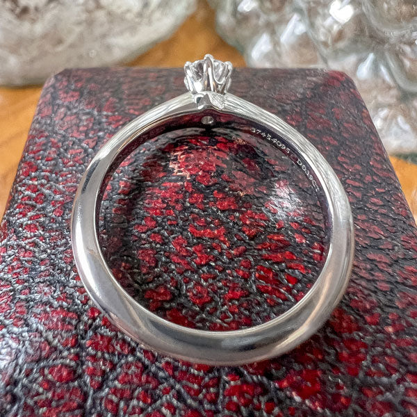 Vintage Tiffany & Co Engagement Ring, RBC 0.19ct. - Image 4