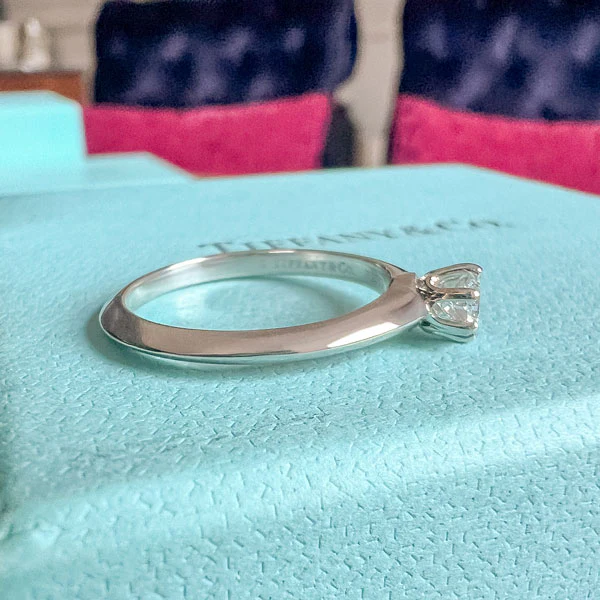 Vintage Tiffany & Co Solitaire Engagement Ring, RBC 0.20ct. - Image 3