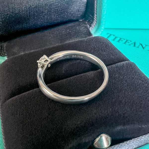 Vintage Tiffany & Co. Engagement Ring, RBC 0.21ct. - Image 3