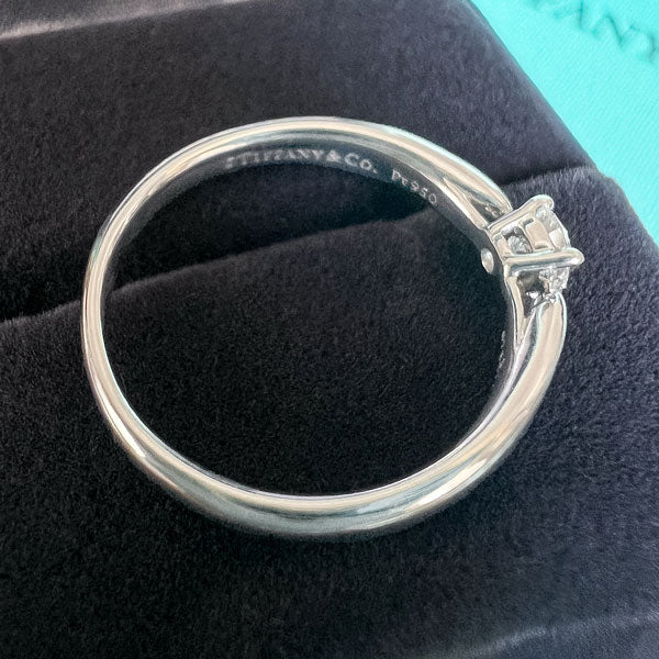 Vintage Tiffany & Co. Engagement Ring, RBC 0.21ct. - Image 4