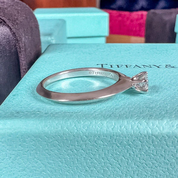 Vintage Tiffany & Co Engagement Ring, RBC 0.21ct. - Image 3