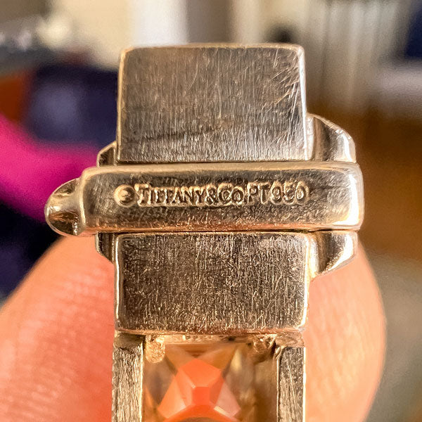 Vintage Tiffany & Co French Cut Diamond Tennis Bracelet - Image 4