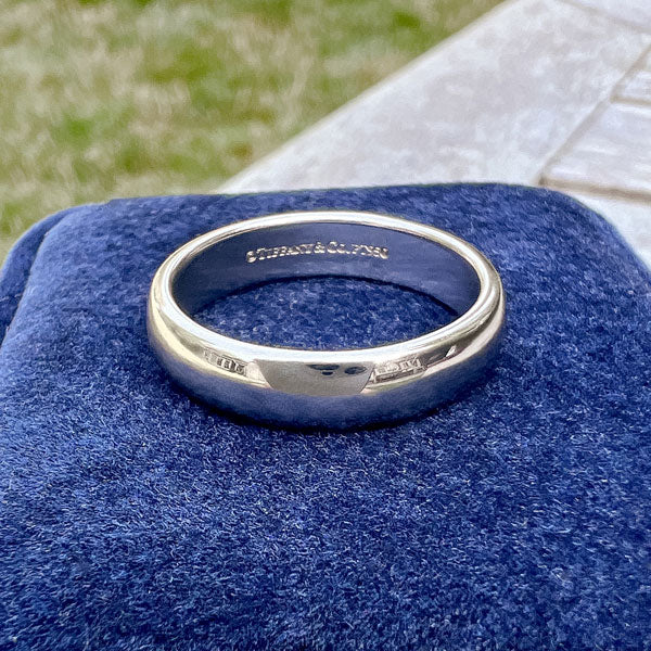 Vintage Tiffany & Co. Wedding Band Ring, Size 7 1/4