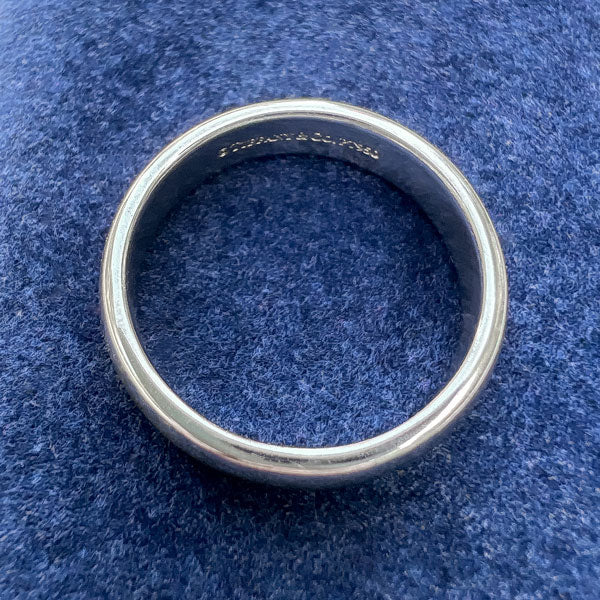 Vintage Tiffany & Co. Wedding Band Ring, Size 7 1/4 - Image 3