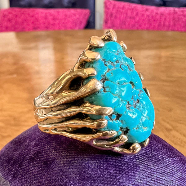 Vintage Turquoise Ring - Image 3