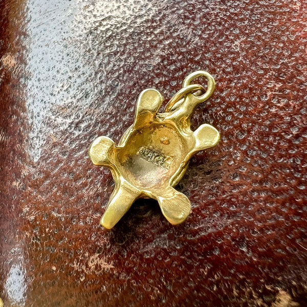 Vintage Turtle Charm Pendant - Image 3