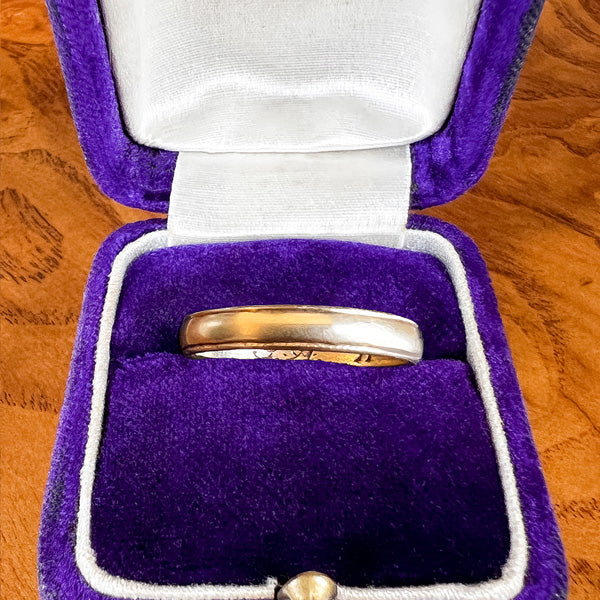 Vintage Wedding Band Ring, Size 5 3/4