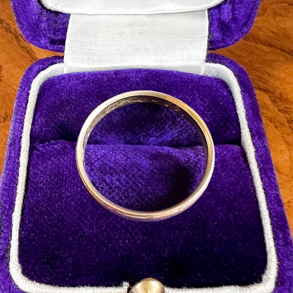 Vintage Wedding Band Ring, Size 5 3/4 - Image 4