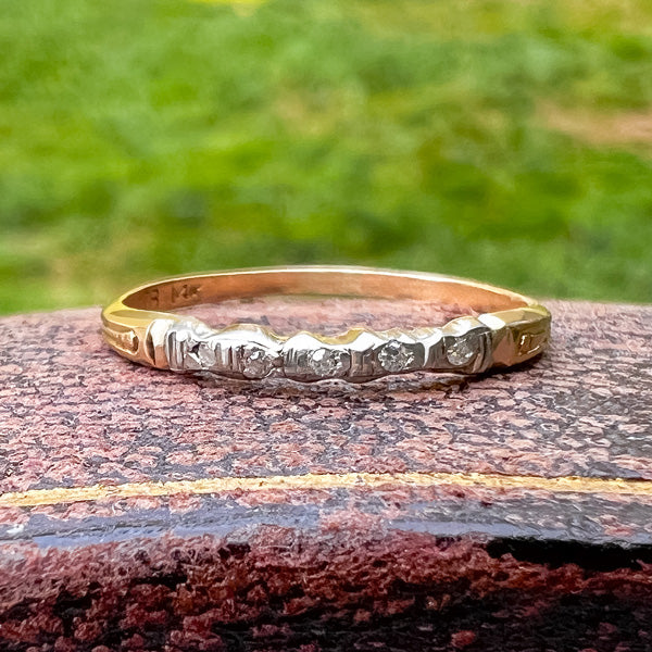 Vintage Wedding Band, Size 6 3/4