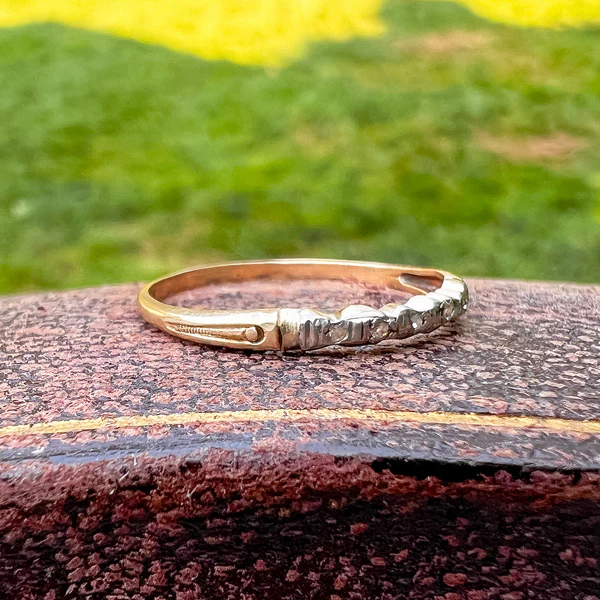 Vintage Wedding Band, Size 6 3/4 - Image 2