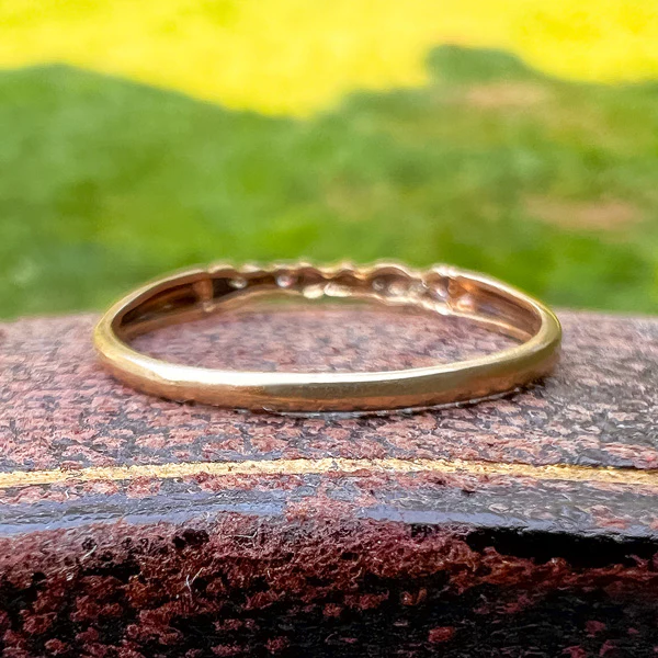 Vintage Wedding Band, Size 6 3/4 - Image 4