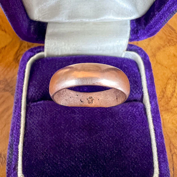 Vintage Wedding Band Ring, Size 7 1/2