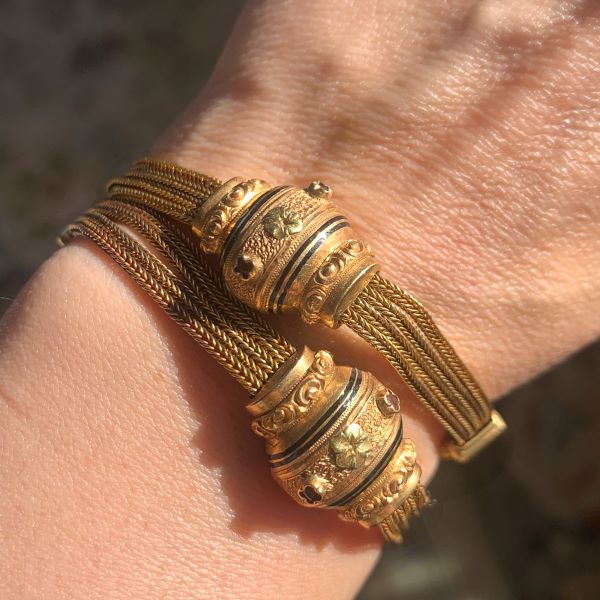 Antique Watch Chain Necklace / Bracelet - Image 2