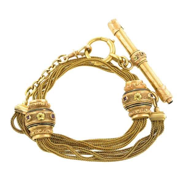 Antique Watch Chain Necklace / Bracelet - Image 3
