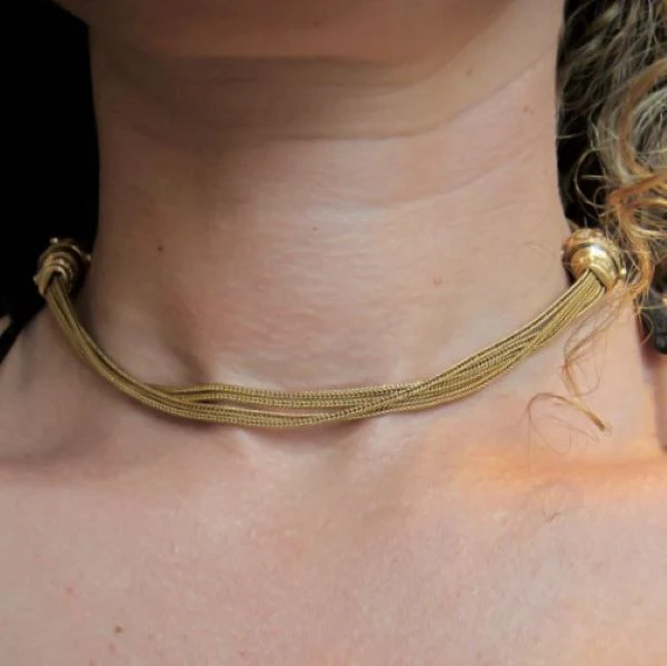 Antique Watch Chain Necklace / Bracelet - Image 6